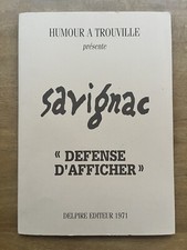 Portfolio « Défense d’afficher » format A4 illustré par Savignac - 2007