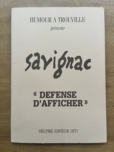 affiche savignac