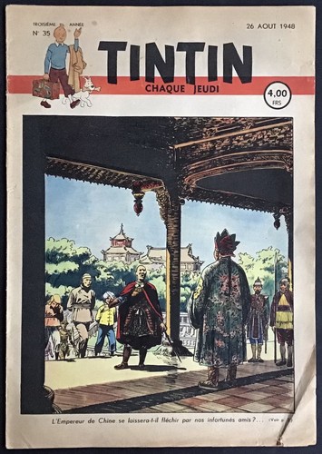 Tintin édition belge - tintin,
