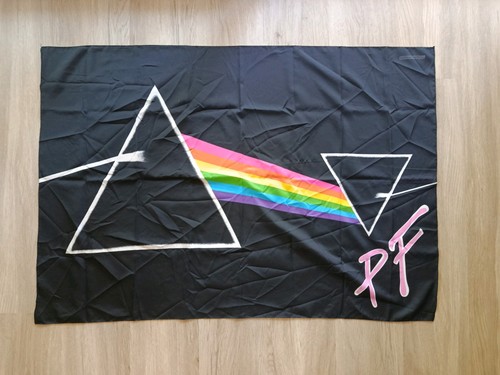 Drapeau pink floyd - floyd, side