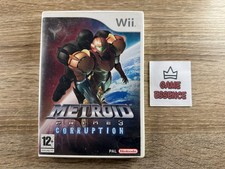 Metroid Prime 3 Corruption Nintendo Wii Complet PAL FR U