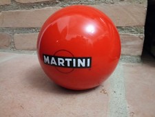 PORTE MENU/PORTE SERVIETTES VINTAGE PUBLICITAIRE MARTINI-BOULE ROUGE.70/80.TBE