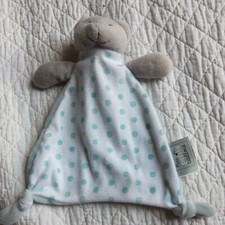 DPD/Doudou plat Ours Bleu Mes