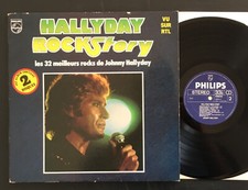 JOHNNY HALLYDAY LES 32 MEILLEURS ROCKS 2xLP Belgique 1978  ex