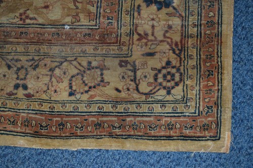 Tapis soie ancien persan haj - ancien ,