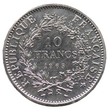 10 FRANCS 1965 - FRANCE -