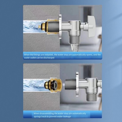 Robinet arrêt eau - d'arrêt, de