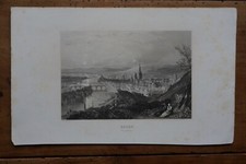 ROUEN-VUE GENERALE- GRAVURE