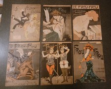 Lot De 6 Anciennes Revues Le Frou Frou
