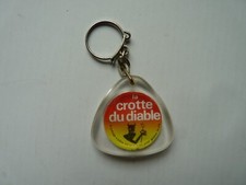 Ancien porte clé inclusion ANNEE 60 / LA CROTTE DU DIABLE VOIR DOS ALLEMAGNE