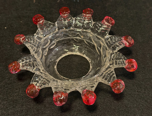 Bobeche verre murano - en, Ø
