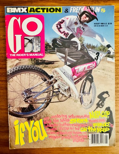 Magazine august 1990 rare - go,
