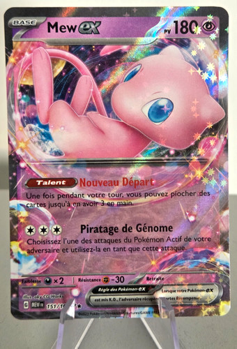 Carte pokémon mew - carte, 151/165