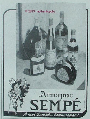 Publicite sempe armagnac - sempe,
