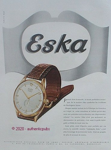 Publicite eska montre - publicite,