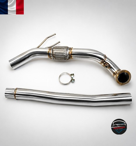 Downpipe inox golf 0 r - vw,