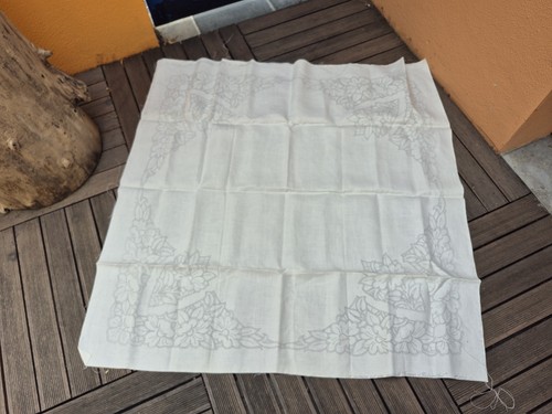 Nappe broder lin - broder,