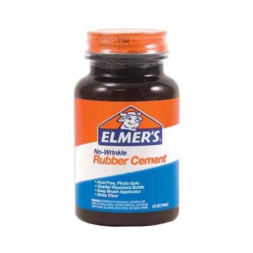 Elmer rubber cement - rubber, no