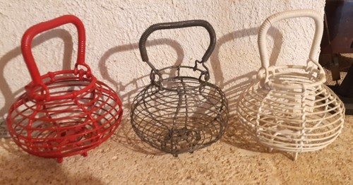 Ancien petits paniers à - 3,