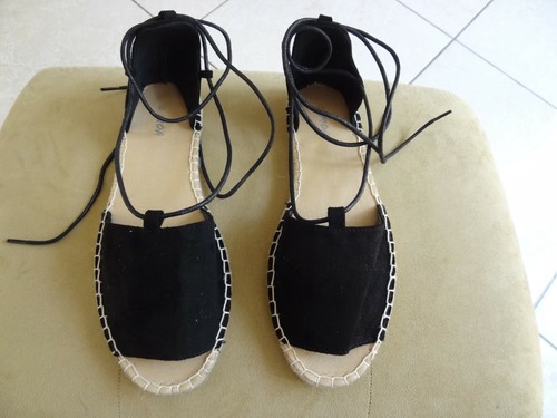 Chaussures espadrilles noires