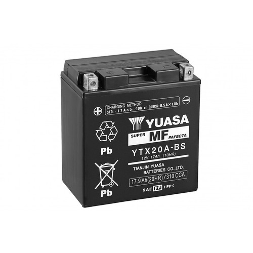 Batterie moto yuasa ytx20a - yuasa, ytx20a-bs