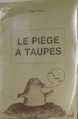 Piège taupes poron - à,