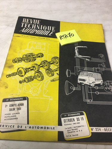 Revue technique automobile - revue,