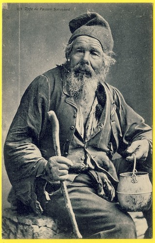 Cpa savoie scènes types - cpa,