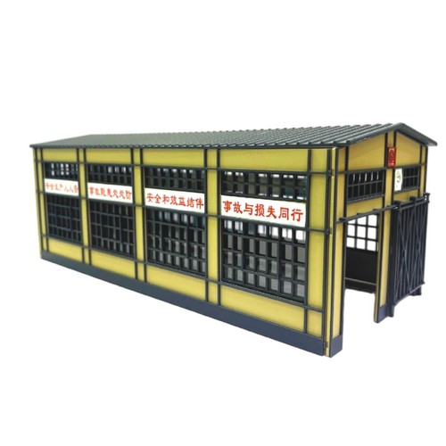 Hangar industriel miniature - hangar,