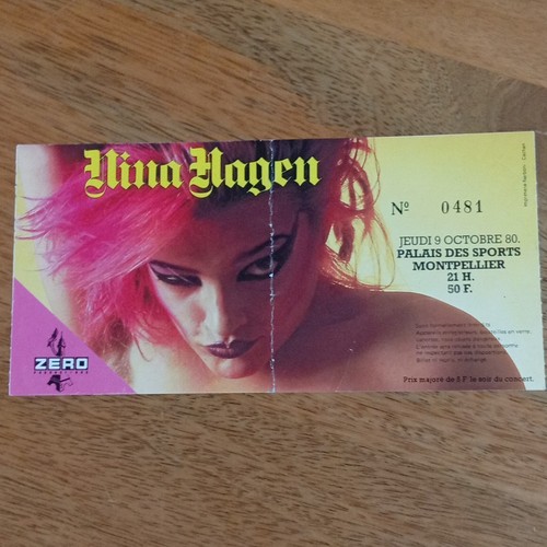 Nina hagen billet - nina,