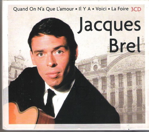 Jacques brel coffret cd - coffret, 3