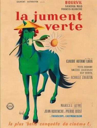 Jument verte bourvil - la,