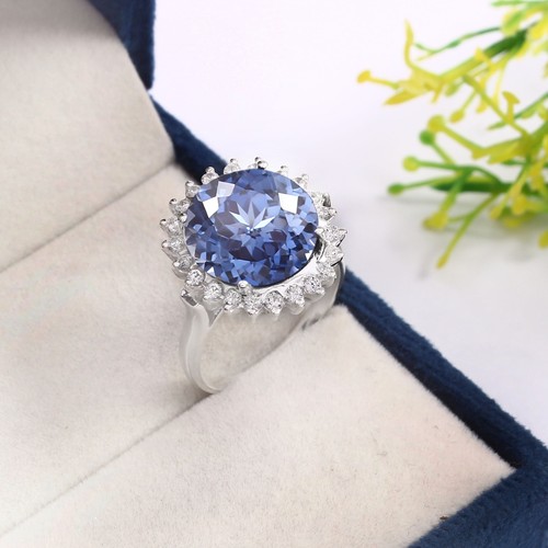 Bague saphir bleu rond - bague,