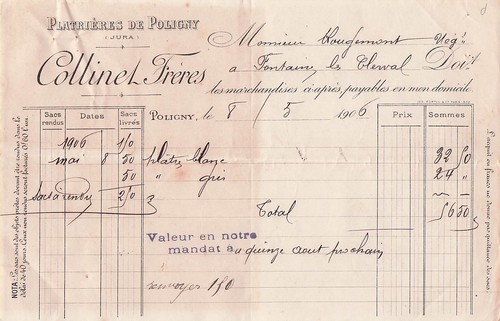 Poligny platrerie collinet - 39,