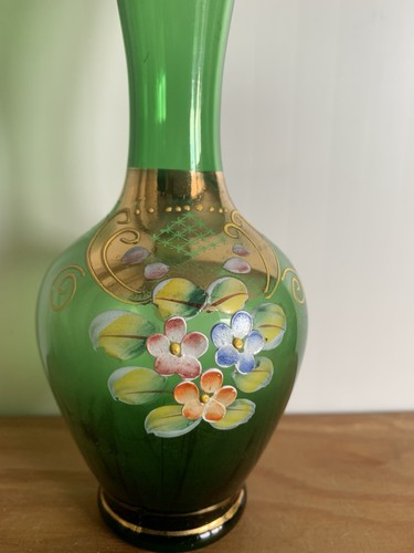 Vase soliflore verre vert - en,