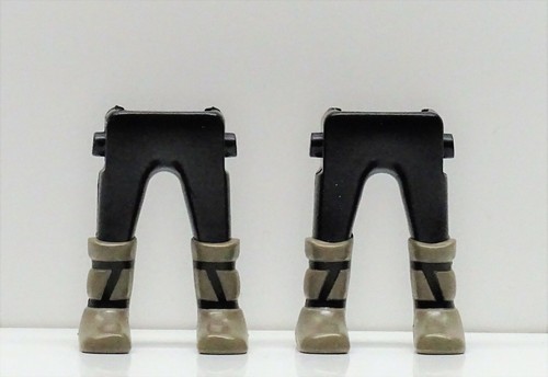 Jambes noir laçage - jambes, bottes
