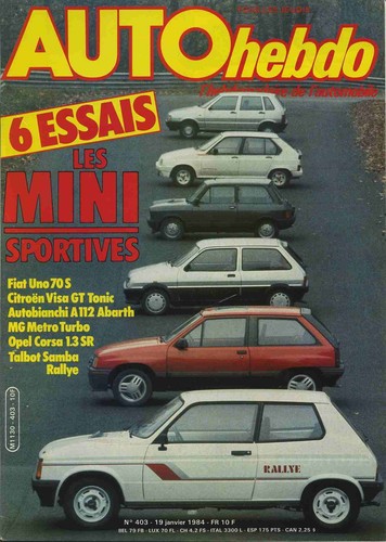 Auto hebdo 403 01 - hebdo, n°403