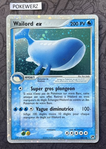 Carte pokémon wailord - pokémon, ex