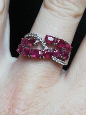 Bague argent plaqué or - en,