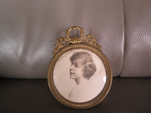 Ancien cadre photo rond - cadre, en