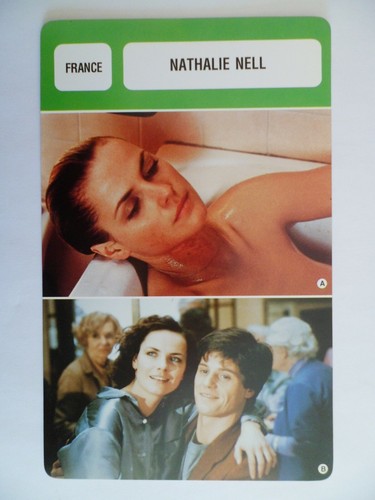 Carte fiche cinema - carte, nathalie