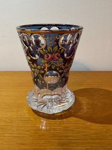 Vase gobelet cristal - ou,