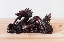 Statue dragon chinois rouge - dragon,