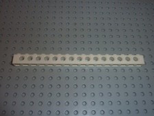 LEGO White TECHNIC brick 1 x 16 ref 3703 / Set 10018 8660 9748 10212 75252 75191