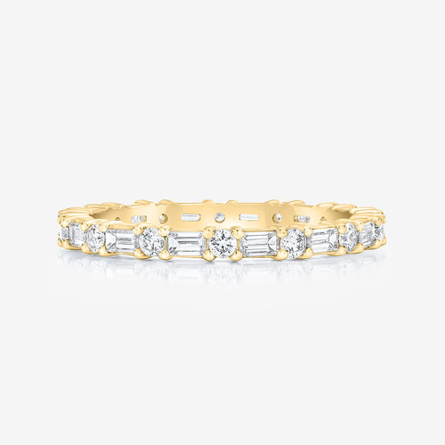Bague diamant taille baguette