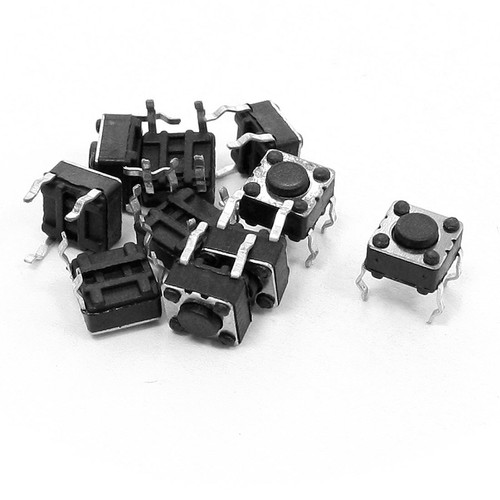 10pcs 6x6x4 5mm - 10pcs 6x6x4.5mm, broches