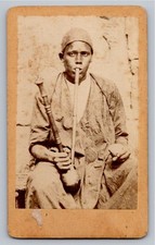 CDV 1870 Égypte fumeur de