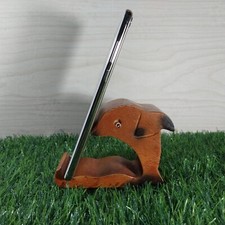 Support de téléphone portable en bois en forme de dauphin décoration faite à ...