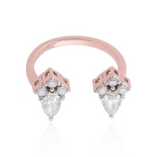 Luxe 0.75Ct Naturel Diamant
