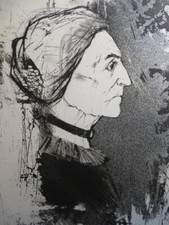 Michel CIRY (1919-2018) GRANDE EAU FORTE GENITRIX MAURIAC EXPRESSIONNISME 1966 i